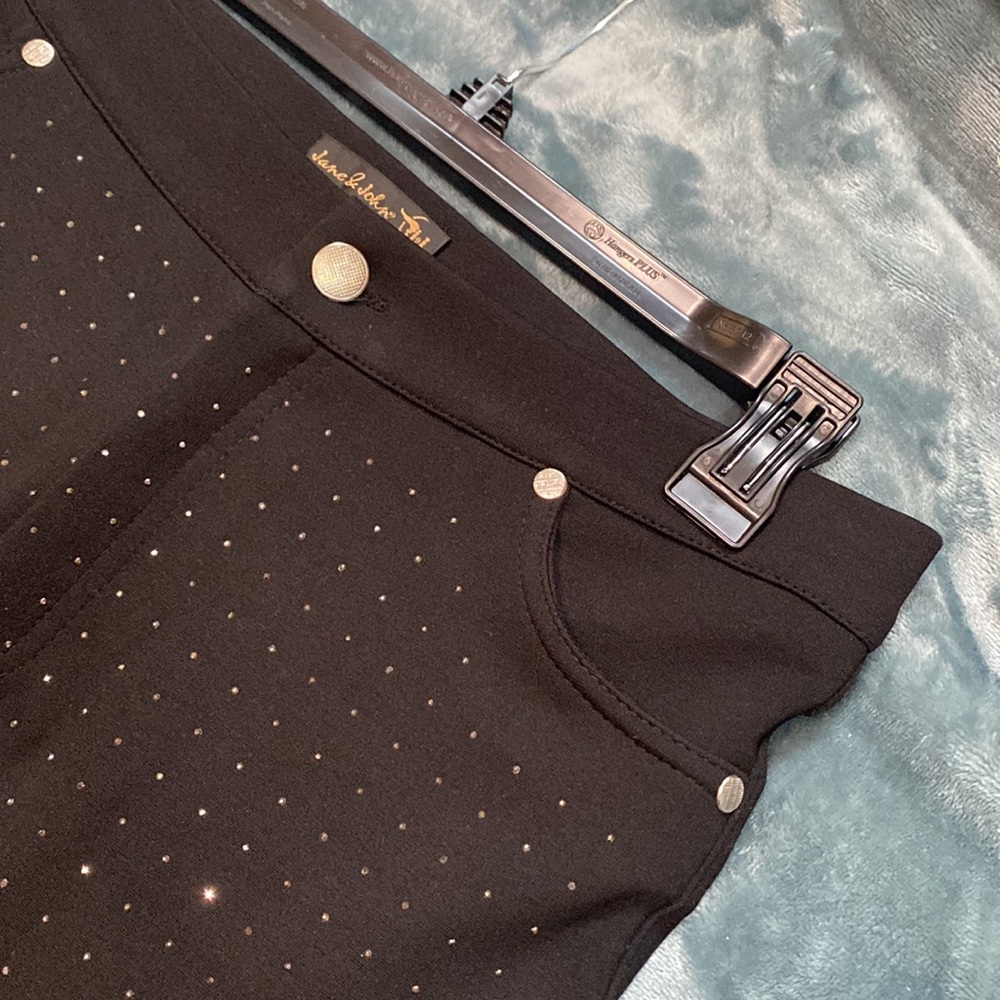 NWOT Jane and John rhinestone front holiday leggings